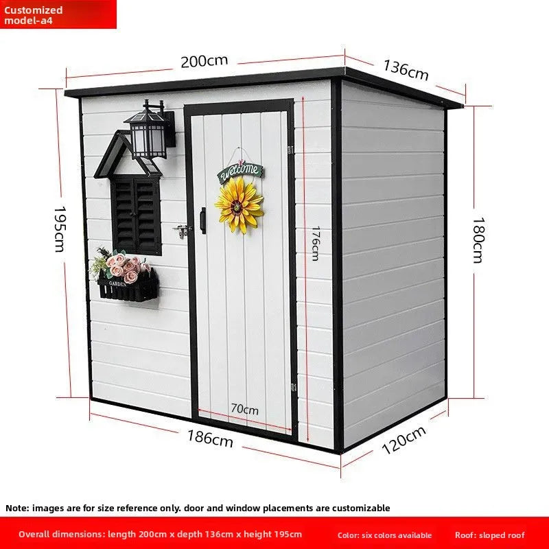 Outdoor Storage Shed Garden Tool House