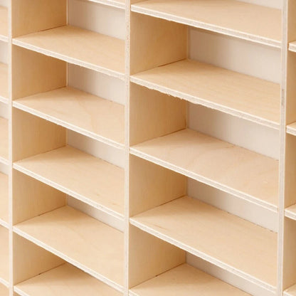 80 Grids Wood Display Shelf for Hot Wheels/Matchbox