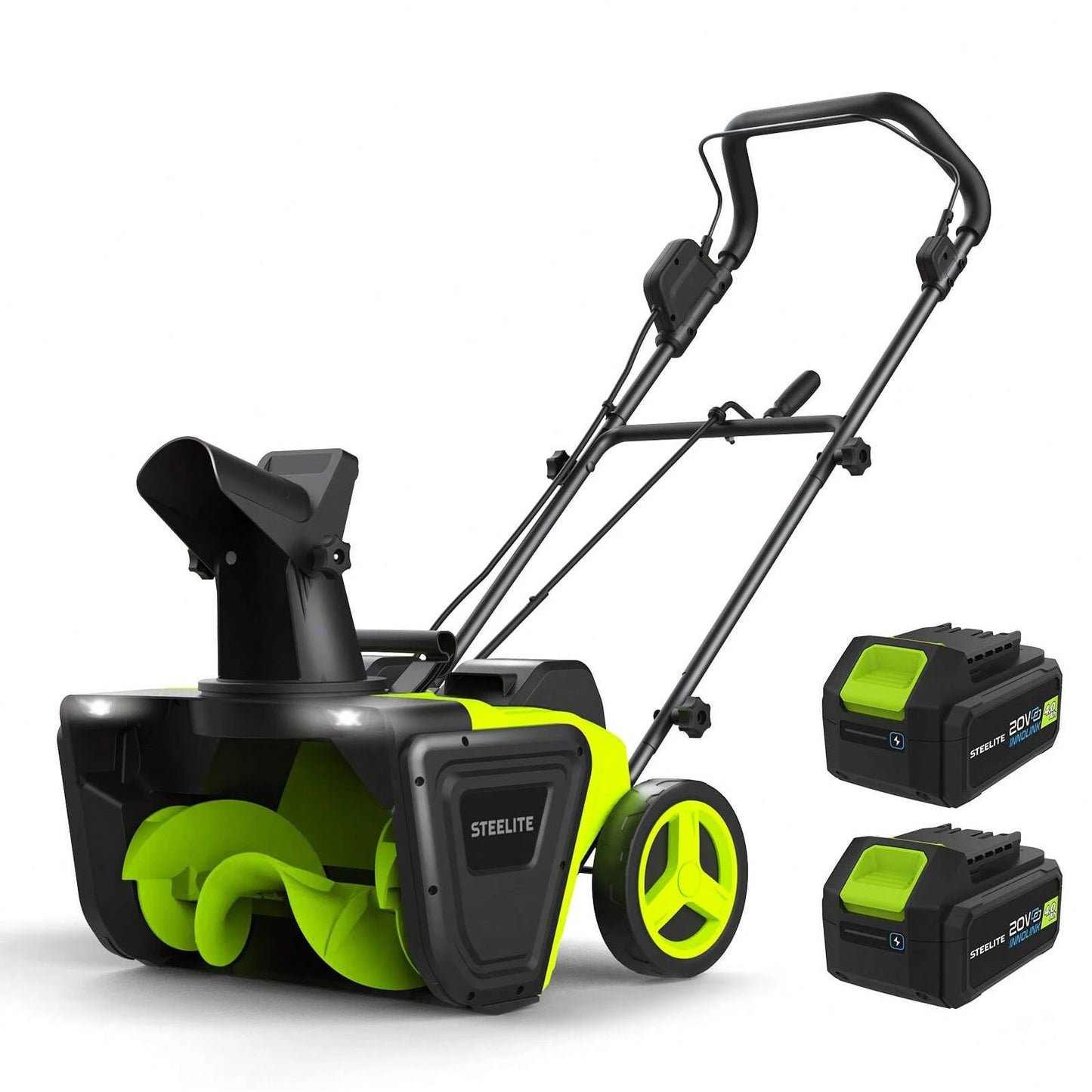 42V 20" Cordless Snow Blower – 850 Lbs/Min, Dual 4.0Ah Batteries & Charger Included
