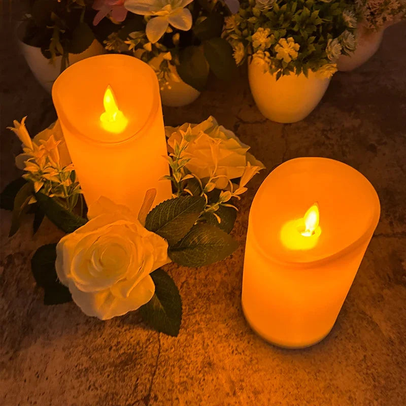 Flameless LED Candle, Warm Glow Electric Candles