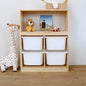 Wooden Closed Back Kids Freestanding Bookshelf