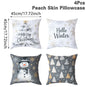 4pcs Merry Christmas Cushion Cover