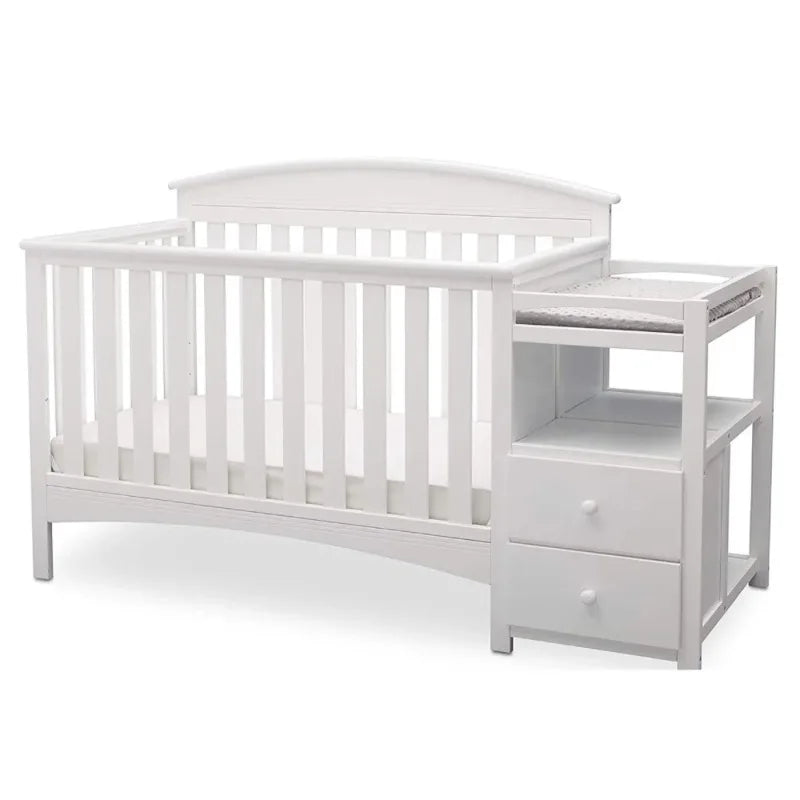 3-in-1 Convertible Crib with Changer