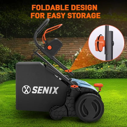 15-Inch Dual-Purpose Electric Dethatcher and Scarifier with 13 Amp Power, 13.2 Gallon Bag