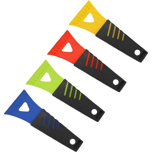 4PCS Ice Scraper for Car Windshield No Scratch Plastic