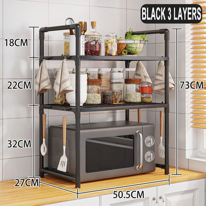 Microwave Shelf Kitchen Storage Rack