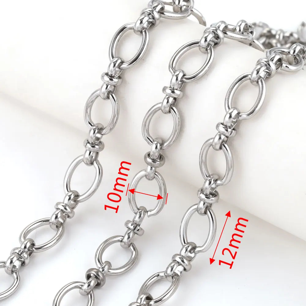 1 meter Stainless Steel Big Chains Handmade Thick Big Chain