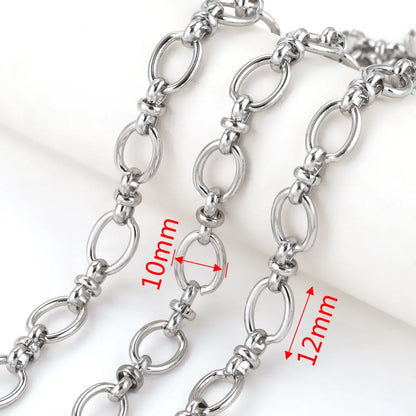 1 meter Stainless Steel Big Chains Handmade Thick Big Chain