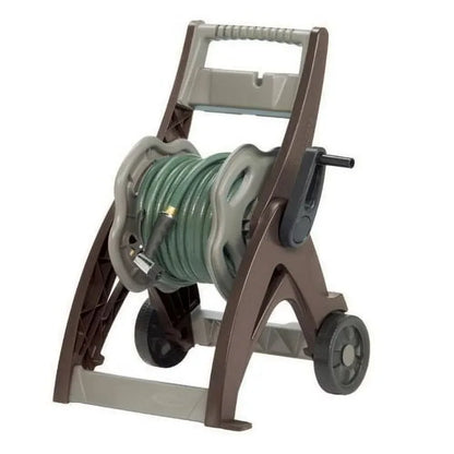 175 ft. Hosemobile Hose Reel Cart, Mocha and Taupe