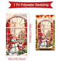 Christmas Hanging Flag Santa Claus Door Banner