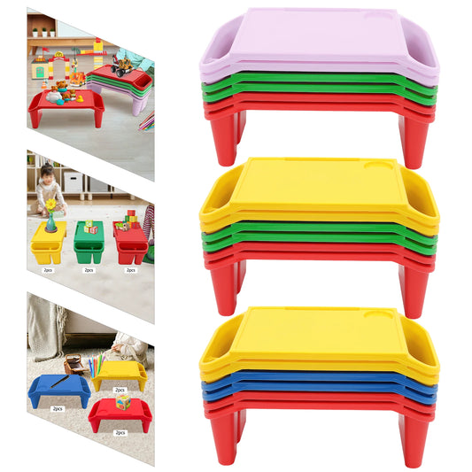 Kids Lap Desk Tray Set of 6