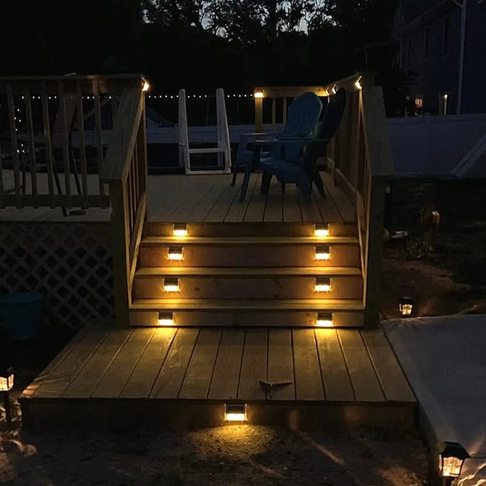 Solar Lights for Steps Deck  Stair  Outdoor, Waterproof