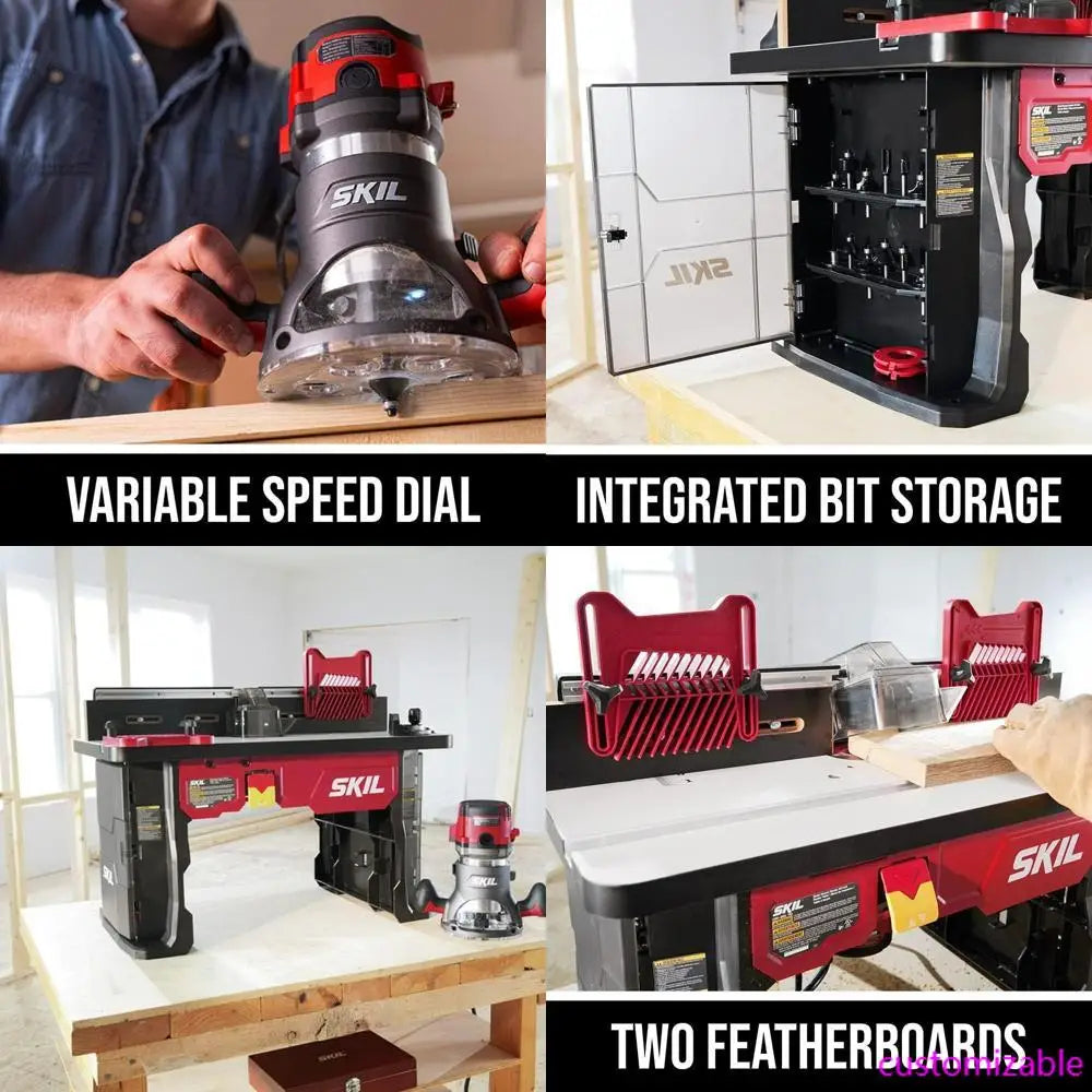 Router Table and 10-Amp Fixed Base Router Kit