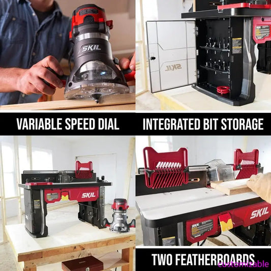 Router Table and 10-Amp Fixed Base Router Kit