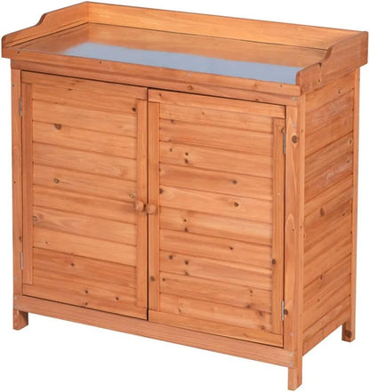 Outdoor Wooden Storage Cabinet  Waterproof