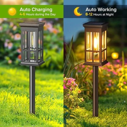 2/6/8 Pack Solar Pathway Lights - Super Bright