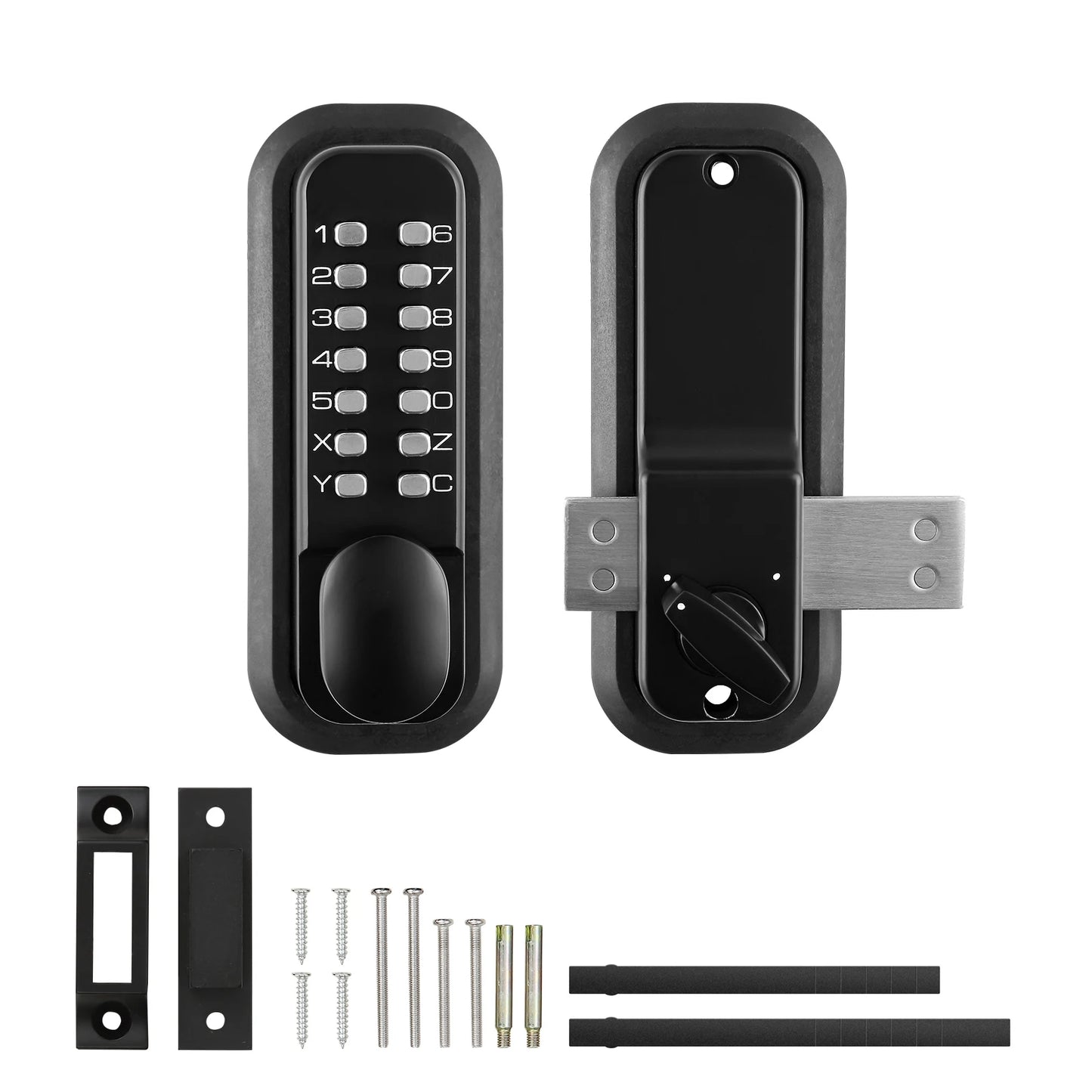 Mechanical Keyless Entry Door Lock 14 Digit Keypad