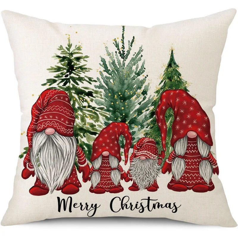 45cm Merry Christmas Cushion Cover Pillowcase