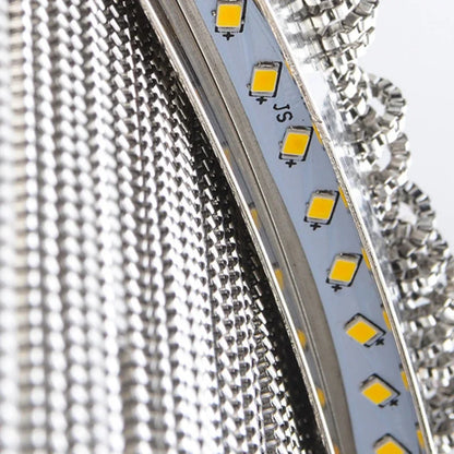 Led Ceiling Chandelier Gold Chains with Remote