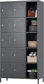 Metal Locker, 72" Employee Lockers with 15 Doors