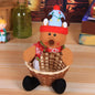 Merry Christmas Decorate Christmas Candy Storage Basket