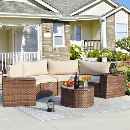 Outdoor Patio Furniture Set, 7-Piece
