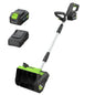 21V Cordless Snow Shovel with 4.0Ah Battery, 12-Inch Width