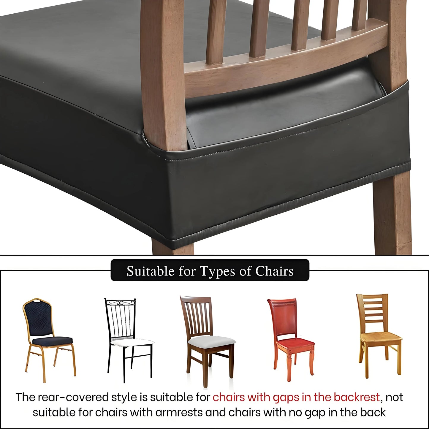 4-Pack Waterproof Chair Protectors -