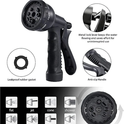 25/75FT Expandable Garden Plumbing Kits Flexible Lightweight Crush-Proof