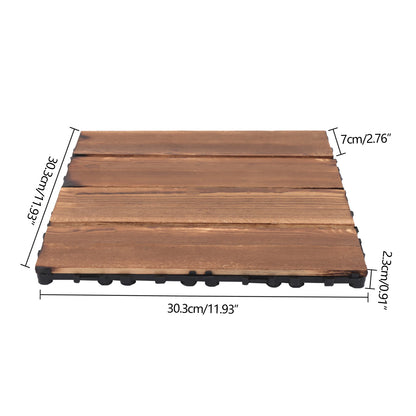 36ft²/ 3.24㎡ Outdoor Hardwood Flooring Tiles