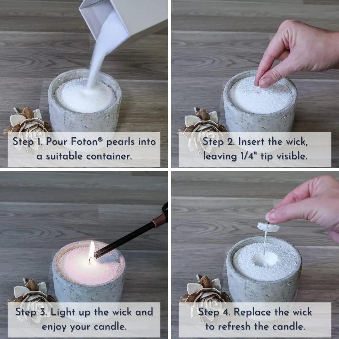 Luxury Long-Lasting Powder Candles - Mulled Magic Fall Scent, 36 Oz