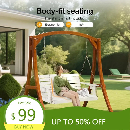 1600 LBS Capacity Outdoor Swing and Adjustable Hanging Chains