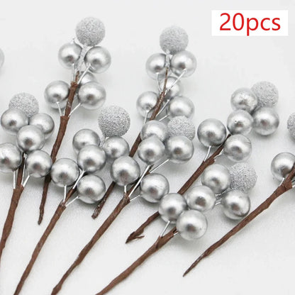 10/20pcs Berry Decorations Artificial Bayberry Berries