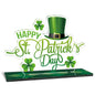 St Patrick s Day Table Decorations Set Irish Lucky Shamrock Sign Leprechaun Hat Centerpiece Signs Party Decorations