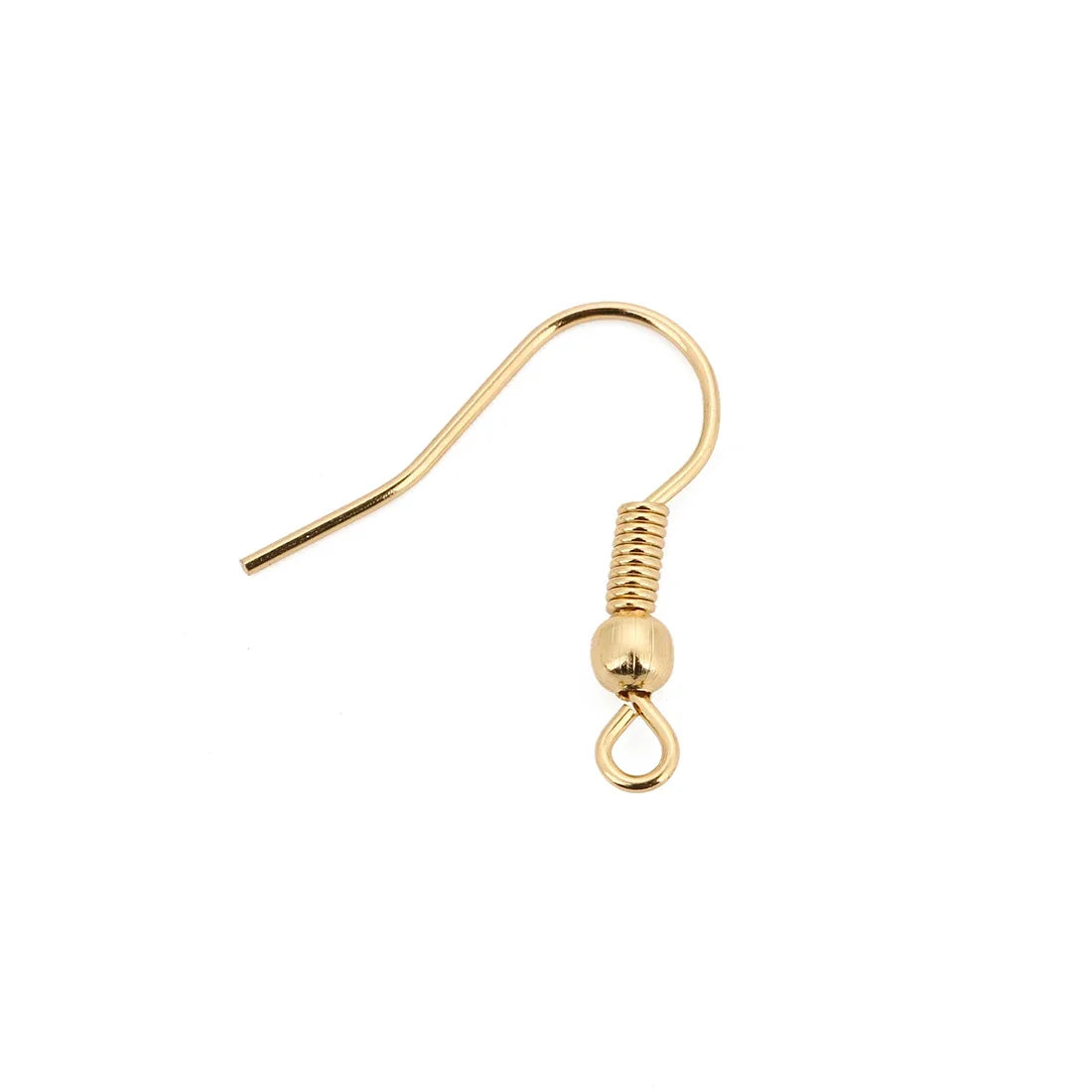 50pcs/lot Stainless Steel Earring Wire Hooks Hypoallergenic