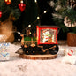 Santa Claus, Snowman, Music Box, Train, Crystal Ball Ornaments