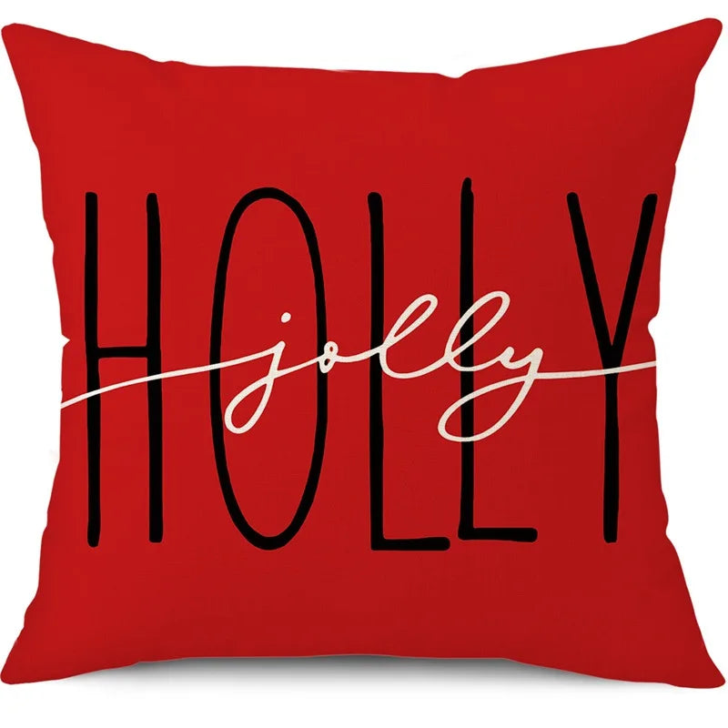 45cm Merry Christmas Cushion Cover Pillowcase
