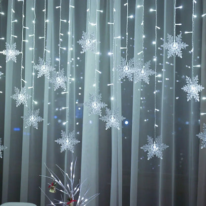 3.5M Christmas Snowflake LED String Lights