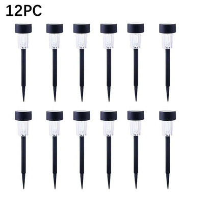 12 Pack solar powered small tube Light