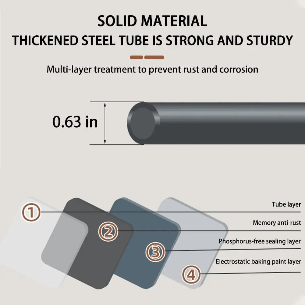 Entryway Coat Rack, Shoe Rack, with 4-Tier Storage Shelves and 8 Double Hooks