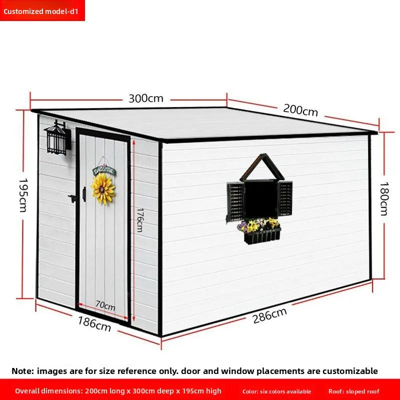 Outdoor Storage Shed Garden Tool House