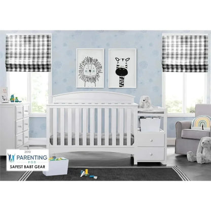 3-in-1 Convertible Crib with Changer