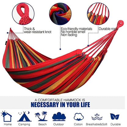 1-2 Person Cotton Rainbow Hanging Bed