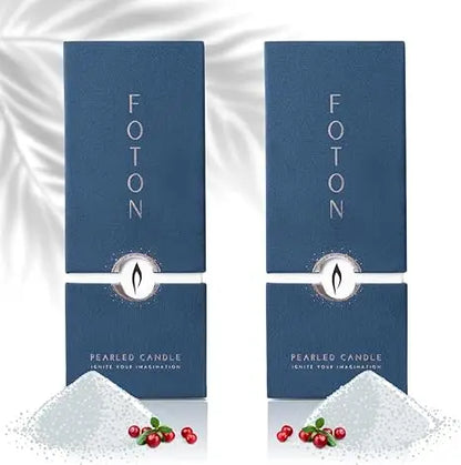 Luxury Long-Lasting Powder Candles - Mulled Magic Fall Scent, 36 Oz