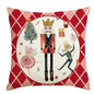 1 piece of Christmas nutcracker decoration pillowcase