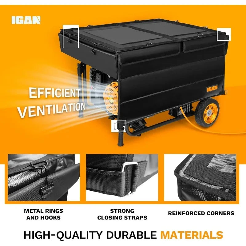 Generator cover can use while running 33x25.5x18.5 in for 3500-12000W Portable Open Frame Generators