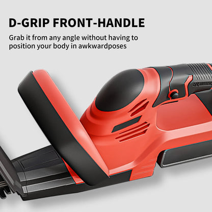 Cordless Hedge Trimmer 22-Inch Electric with 3.0Ah Battery Charger