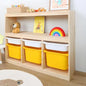 Wooden Closed Back Kids Freestanding Bookshelf