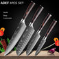 7CR17 Japanese Kitchen Knives Set