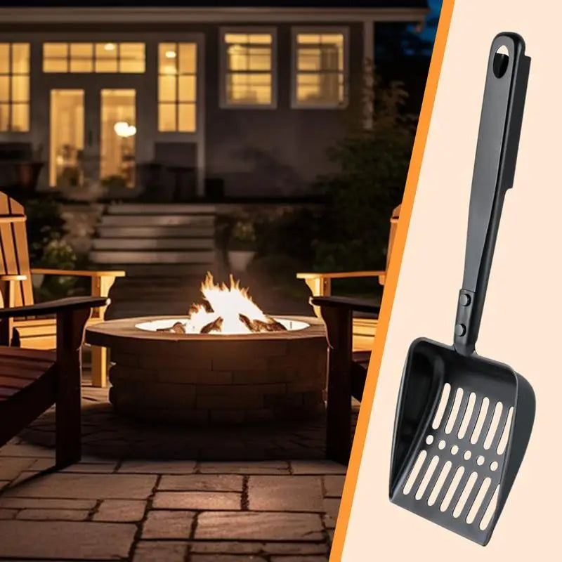 Metal Fireplace Ash Shovel